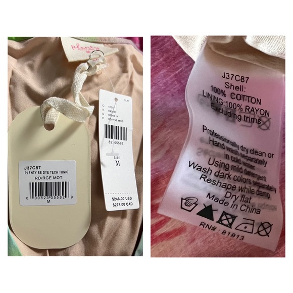 Anthropologie Tracy Reese Puff Sleeve Surplice Dress M - Picture 9 of 9